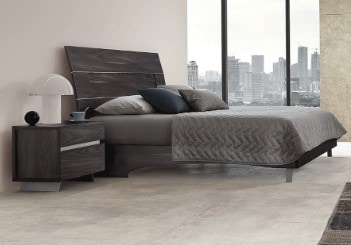  Matte Burnt Oak King Bed 11670
