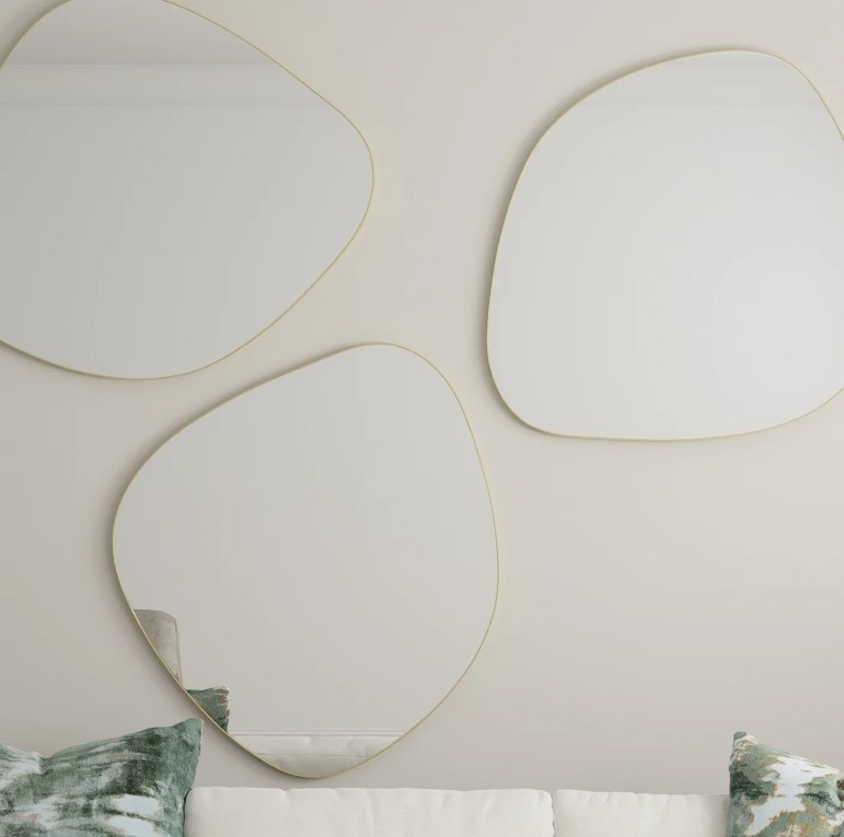  MEZA MIRROR - BRASS 31-3