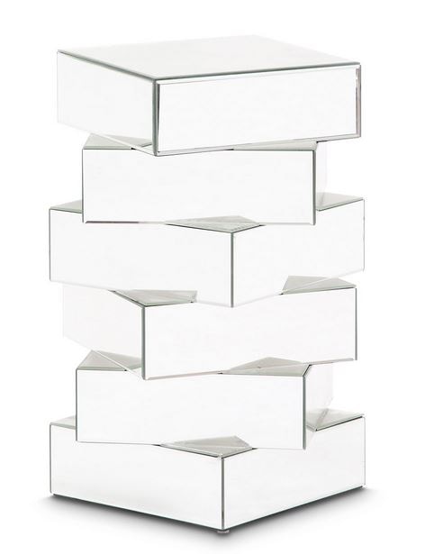  Montreal Mirrored Stacking Pedestal Sm. 10354