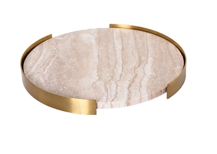  PINK MARBLE TRAY 11837