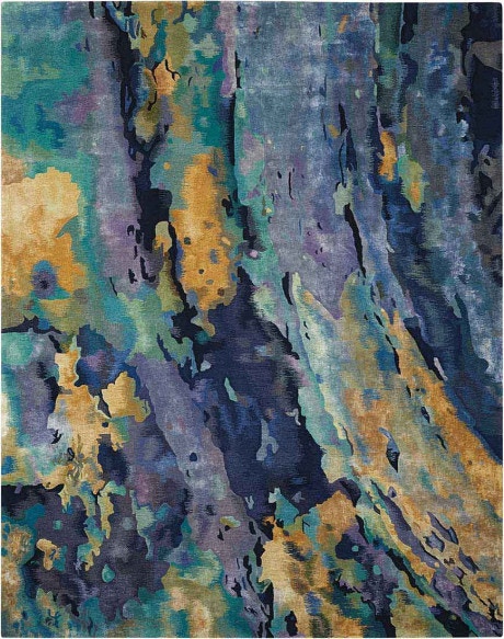  PRISMATIC RUG SILVER/BLUE 11624