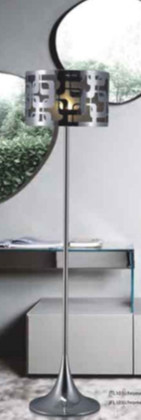  SILK & STEEL FLOOR LAMP 30-30