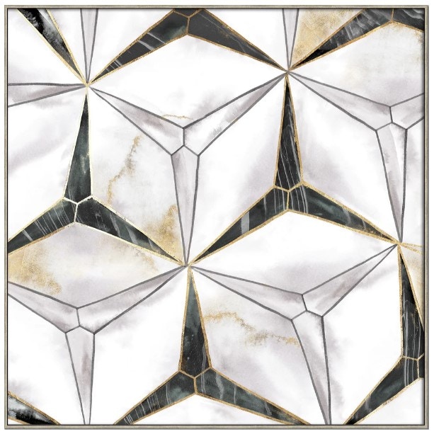  STAR TILE CANVAS ART 11704