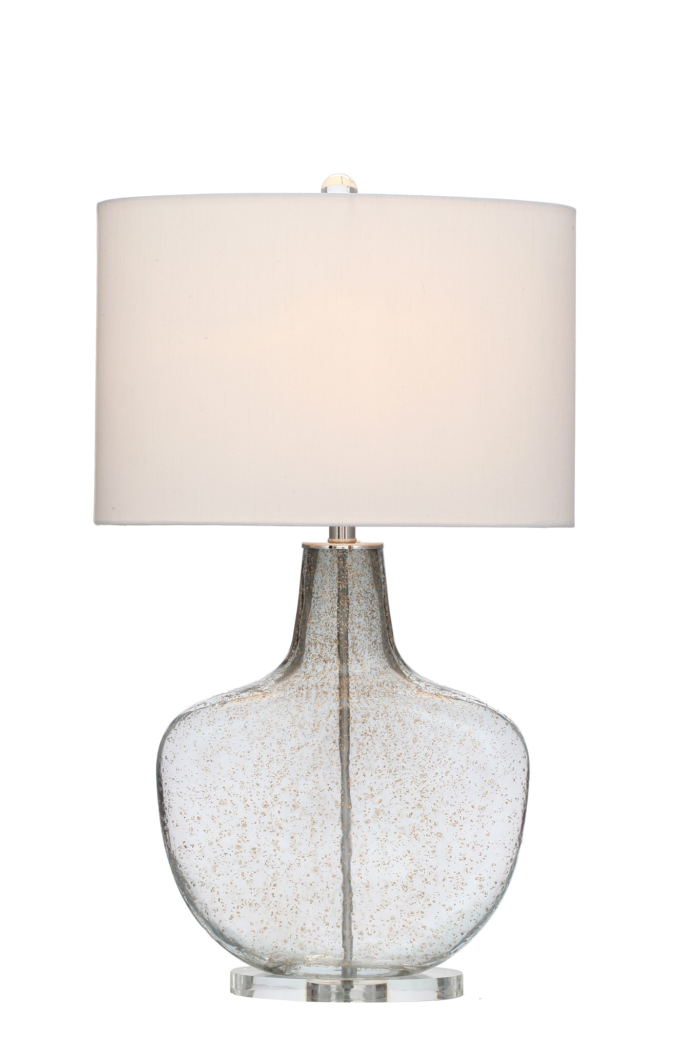 grey and gold lamp