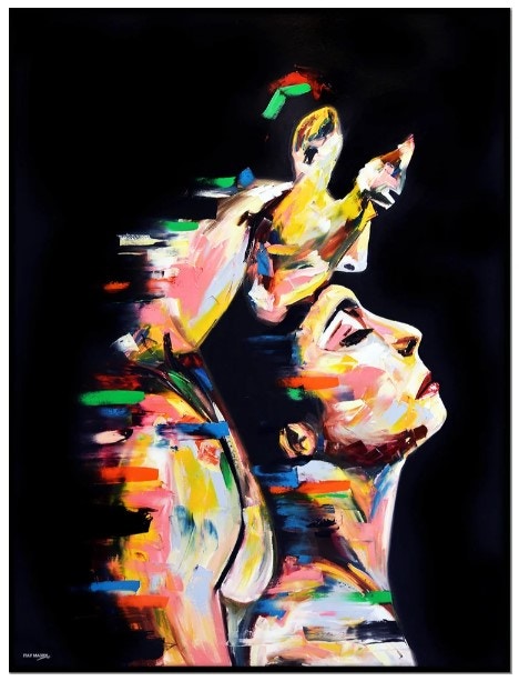  EMBRACE FRAMED CANVAS ART 11709