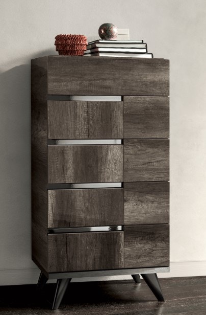  VINTAGE OAK LACQUER CHEST 11773