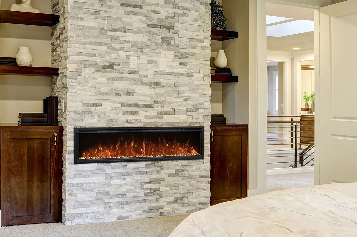 Slimline Electric Fireplace