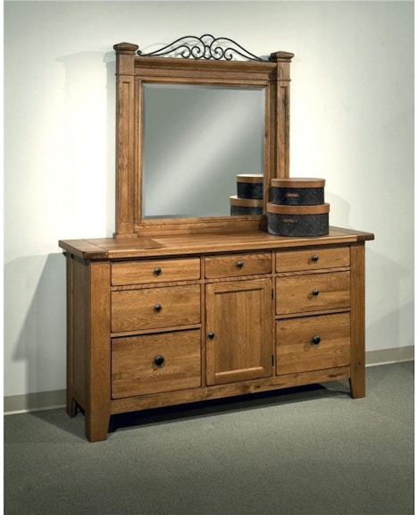 Broyhill Bedroom Oak Door Dresser Mirror 4397 32 36s Short Furniture Co Litchfield Il