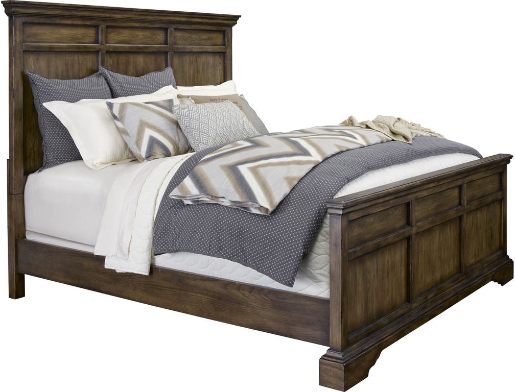 Broyhill Bedroom Queen Panel Bed 4850 256 257 450 Short Furniture Co Litchfield Il