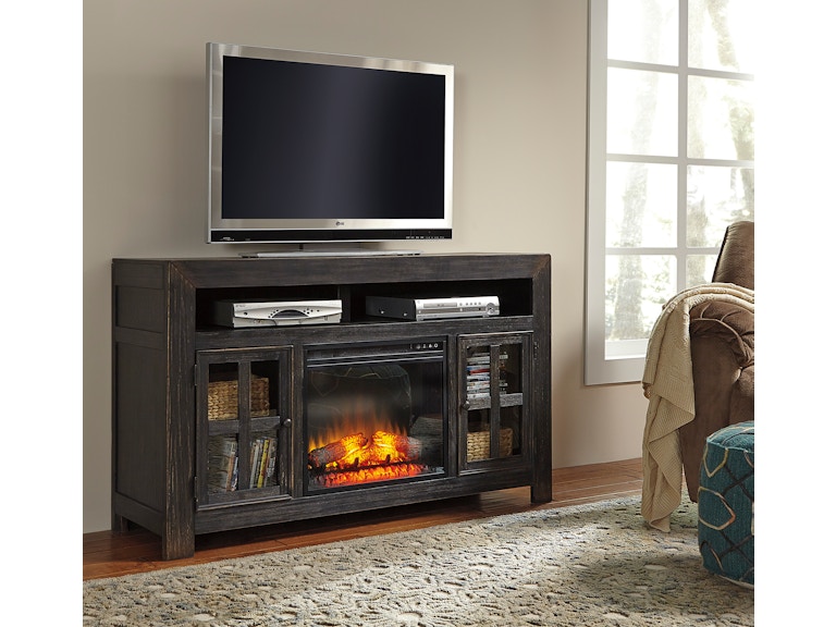 Signature Design By Ashley Tv Stand W Fireplace Insert On Sale At