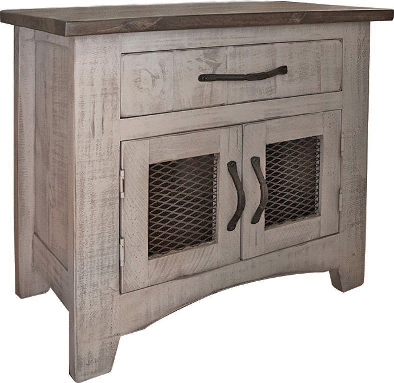Clearance Pueblo Gray Nightstand 036370