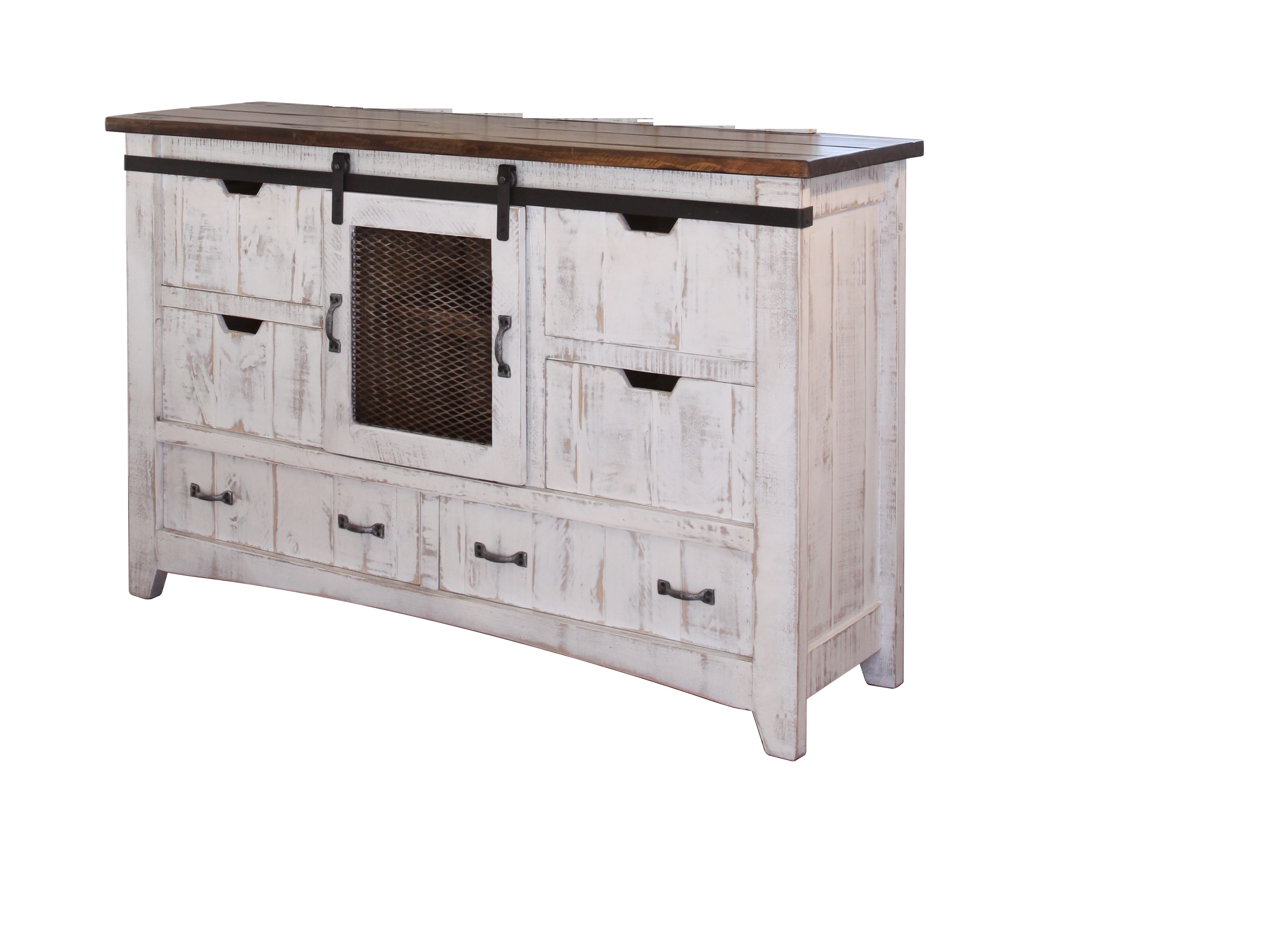 Clearance Pueblo White Dresser 368722