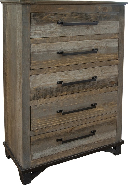 Clearance Loft Brown 5-Drawer Chest 506871