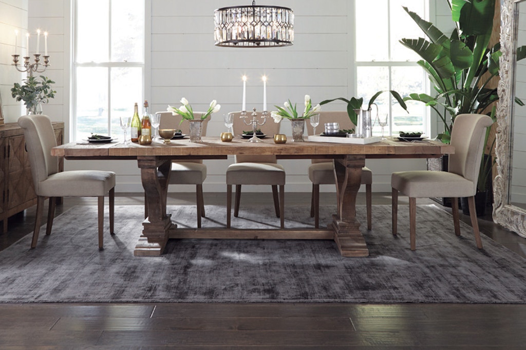 Wooden Dining Restoration Hardware Salvaged Wood Farmhouse Table