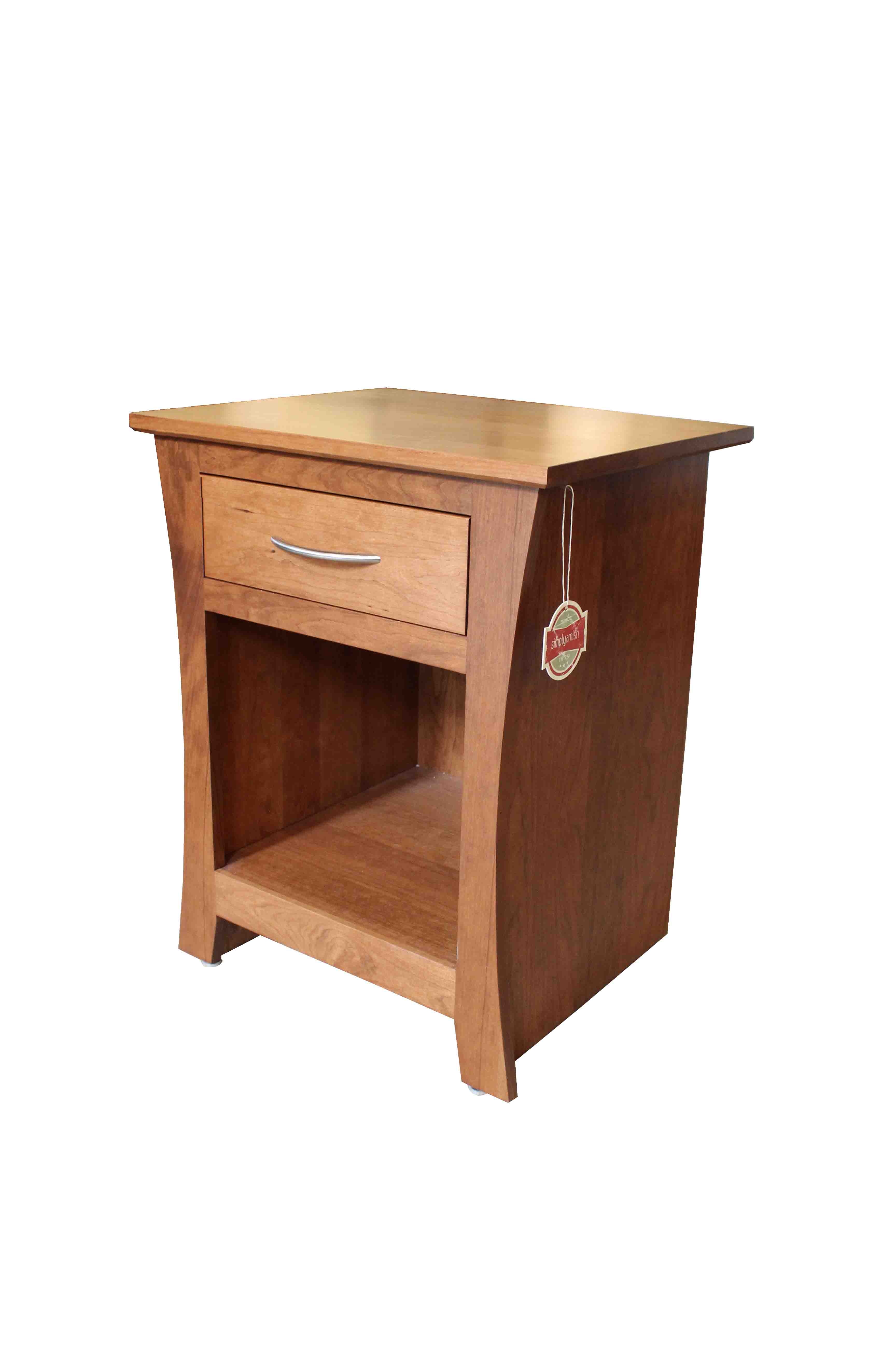 Clearance Garrett Cherry 1-Drawer Nightstand 154036