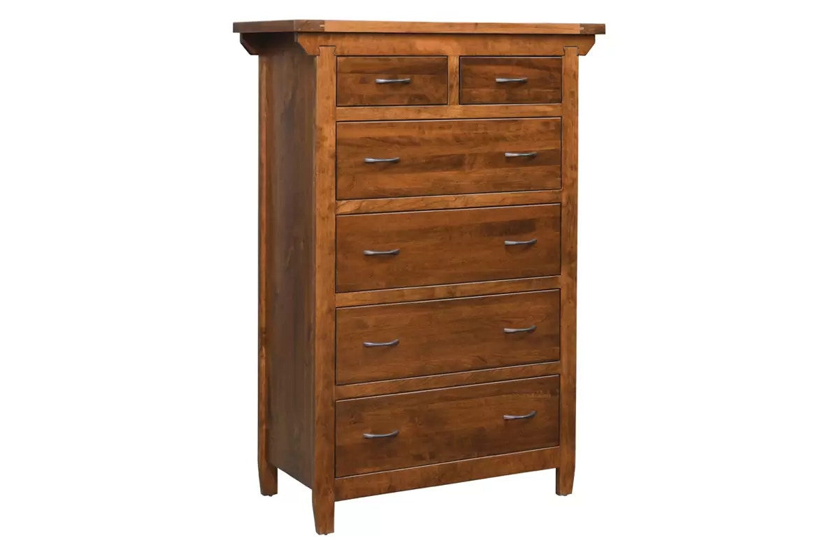 Briarwood Hand Joinery Rustic Cherry 6-Drawer Chest 894534