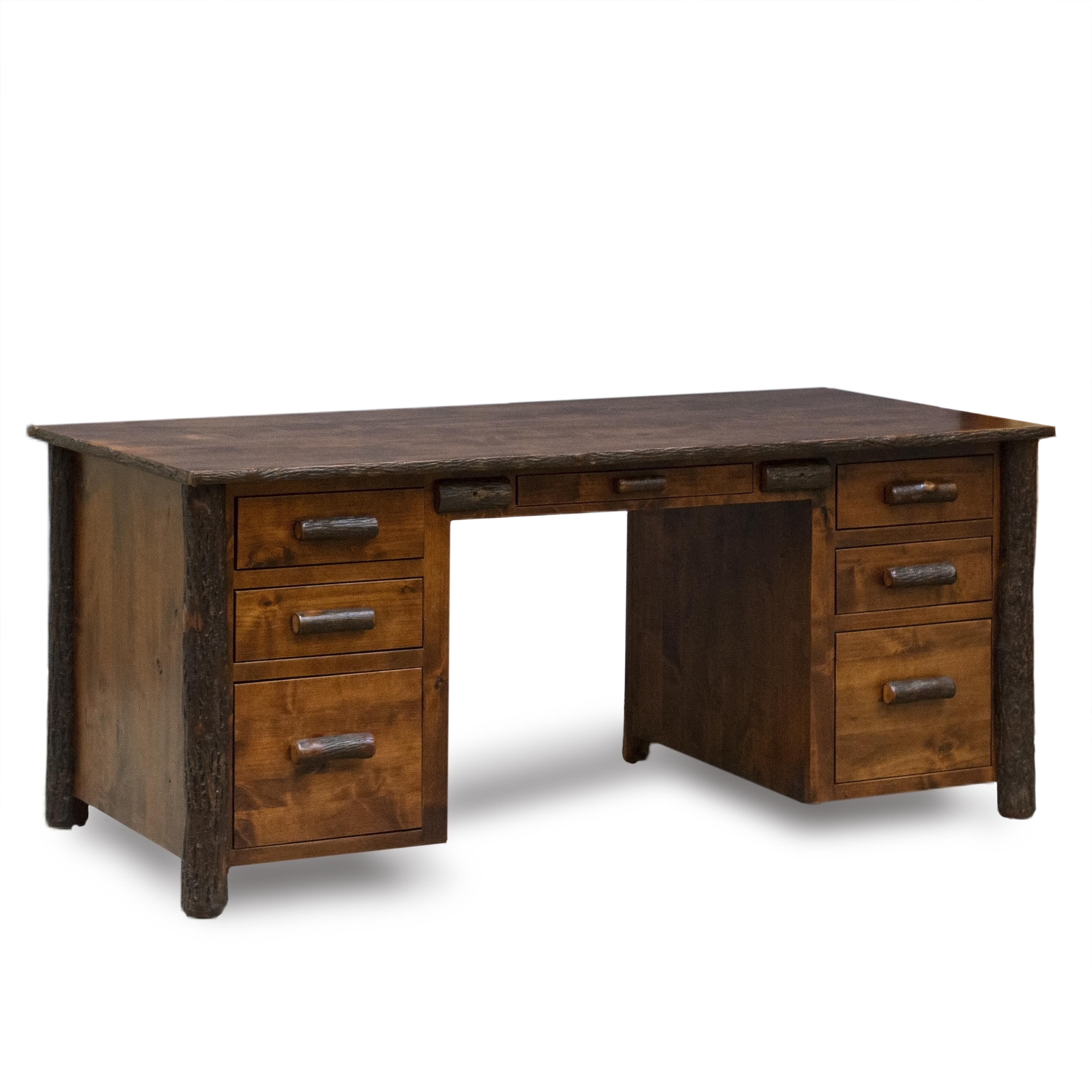 solid hickory desk