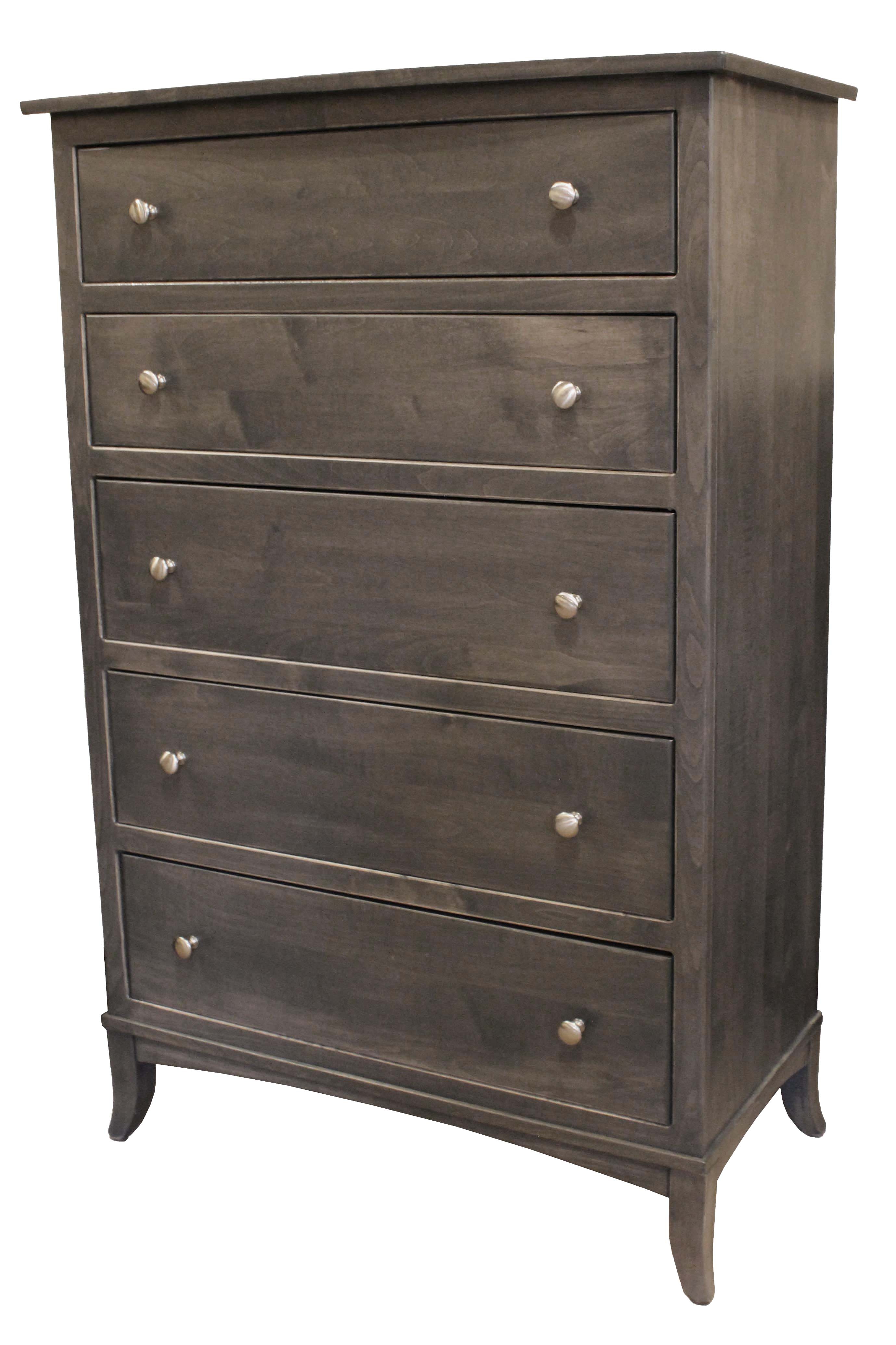 Premier Furnishings Bedroom Niagra Solid Wood 5 Drawer Chest