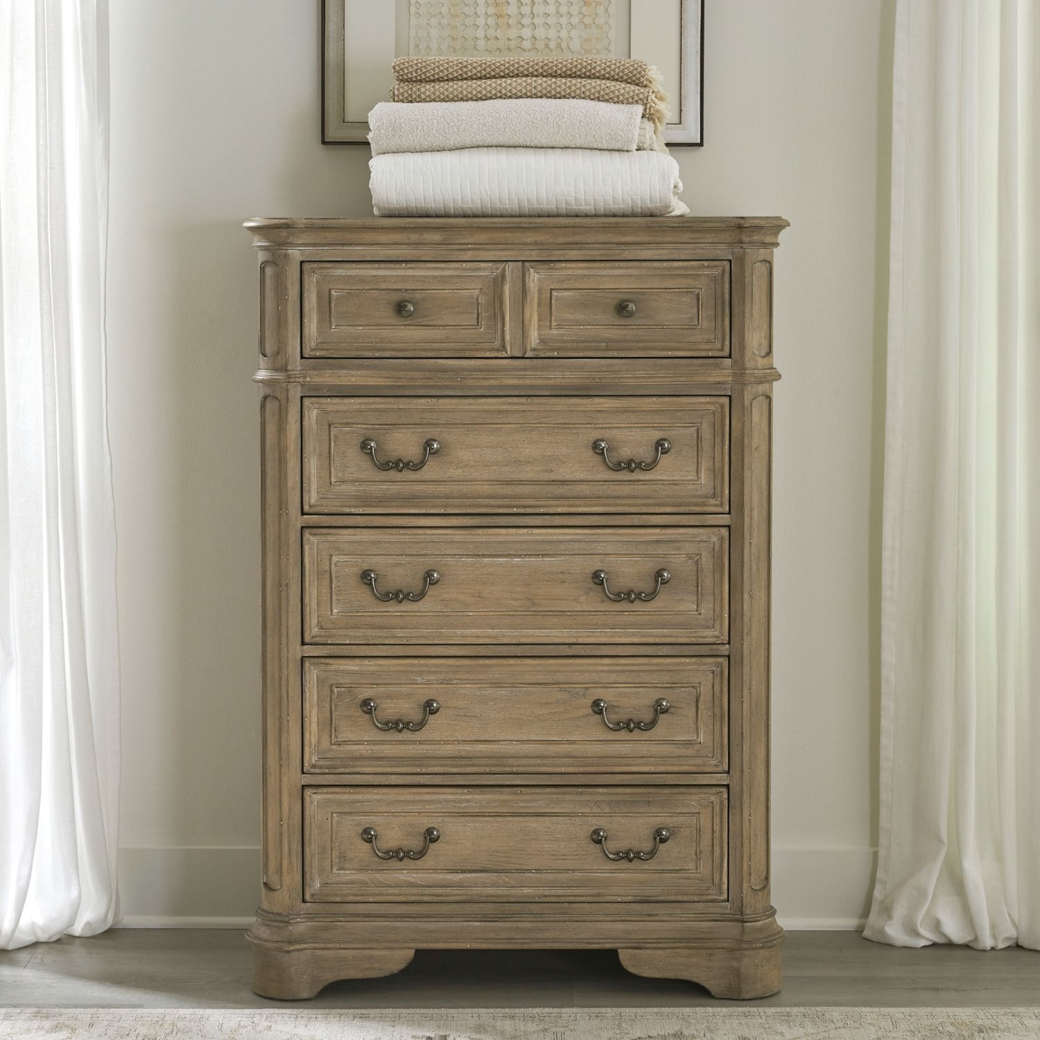 Liberty Furniture Magnolia Manor 5-Drawer Chest is available in the  Sacramento, CA area from