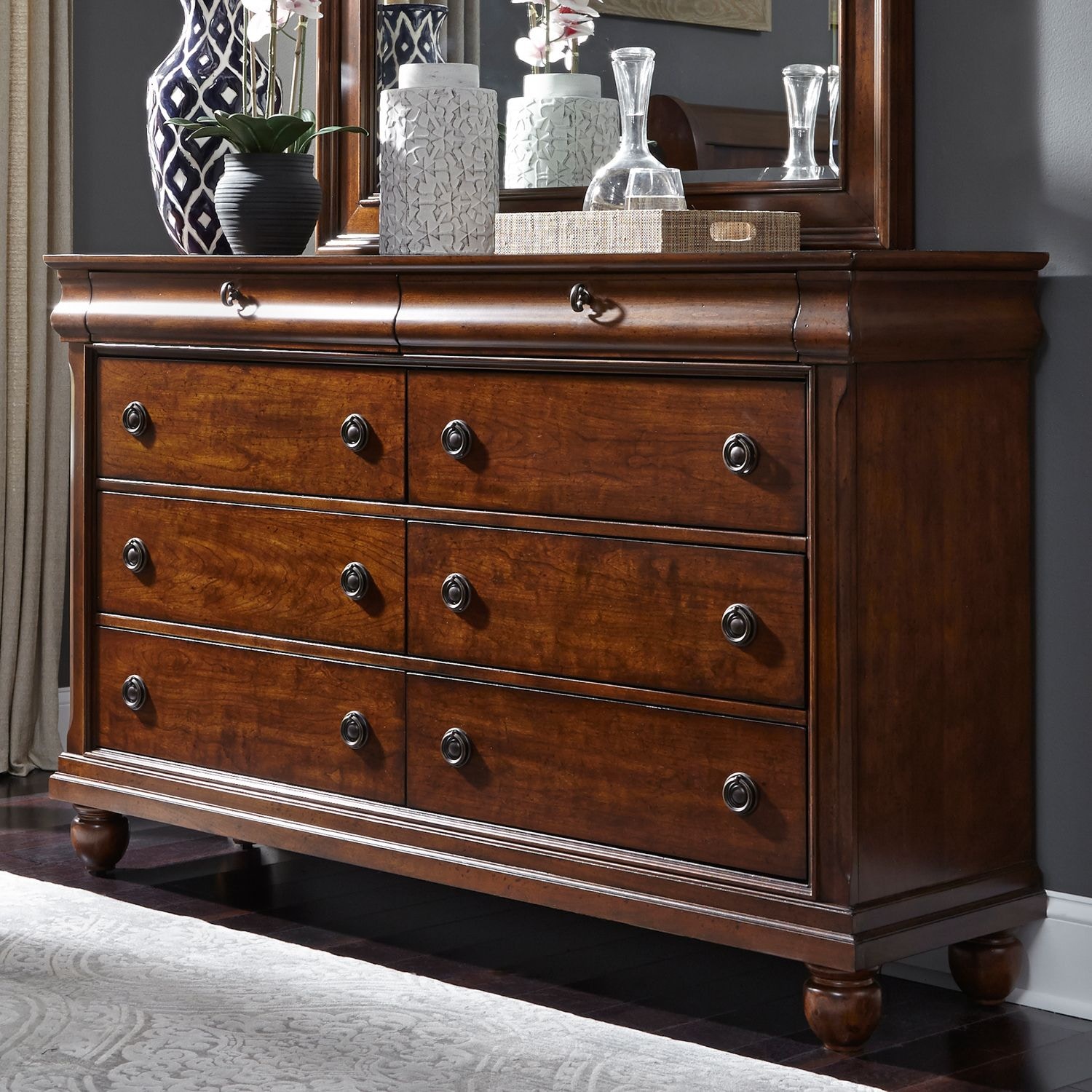 8 drawer dresser light brown Catalina 8-Drawer Dresser main image 1