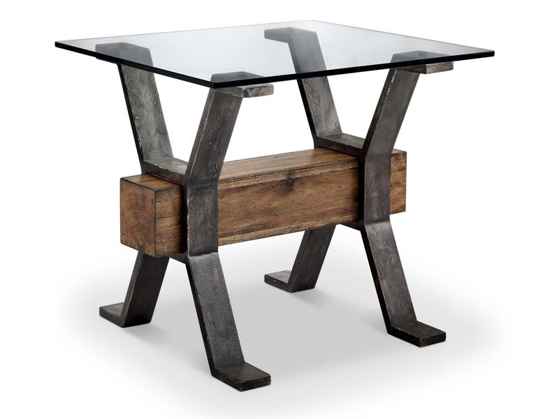 Clearance Sawyer RECT Metal Legs End Table 934628