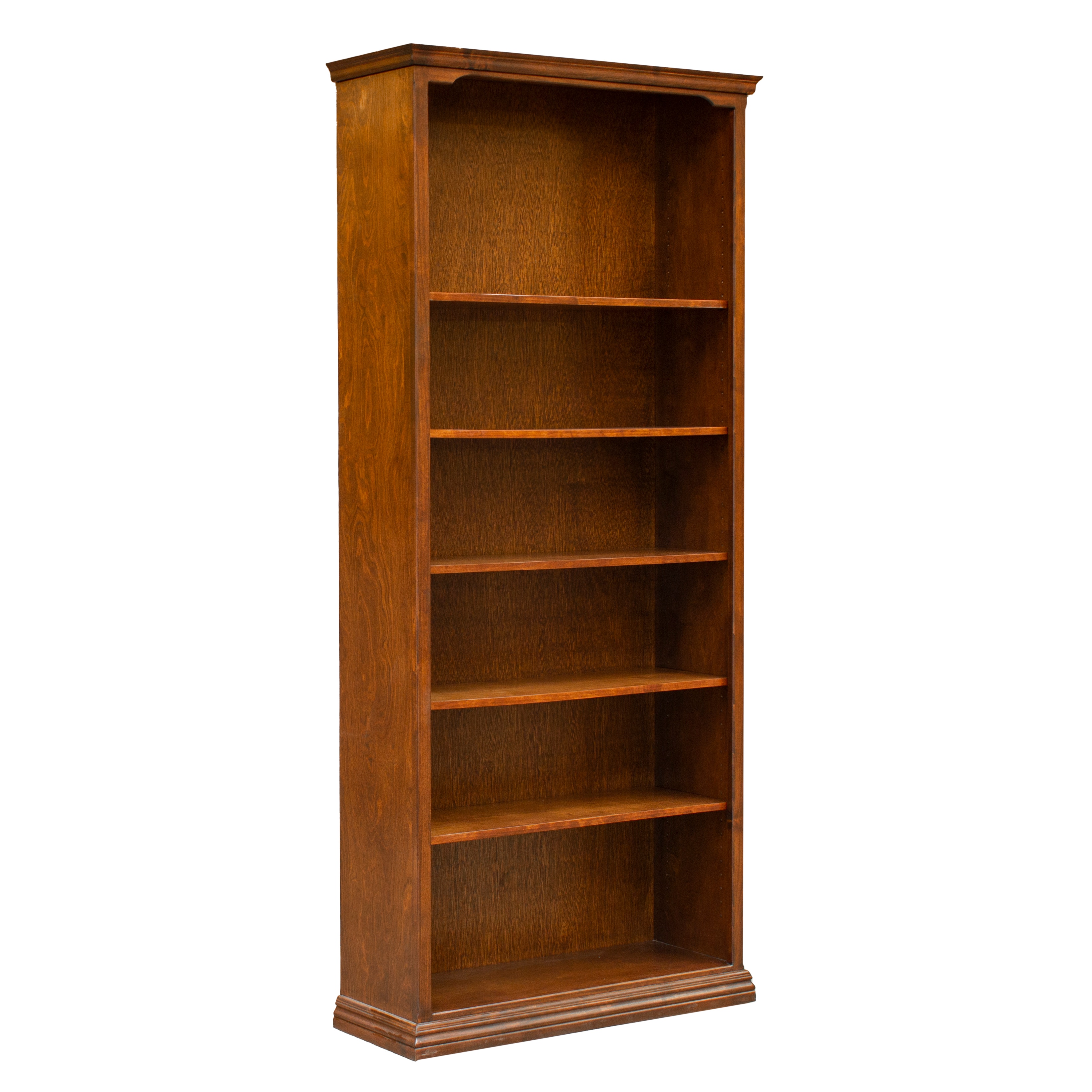 Clearance Traditional Alder 38" x 84" Bookcase 865549