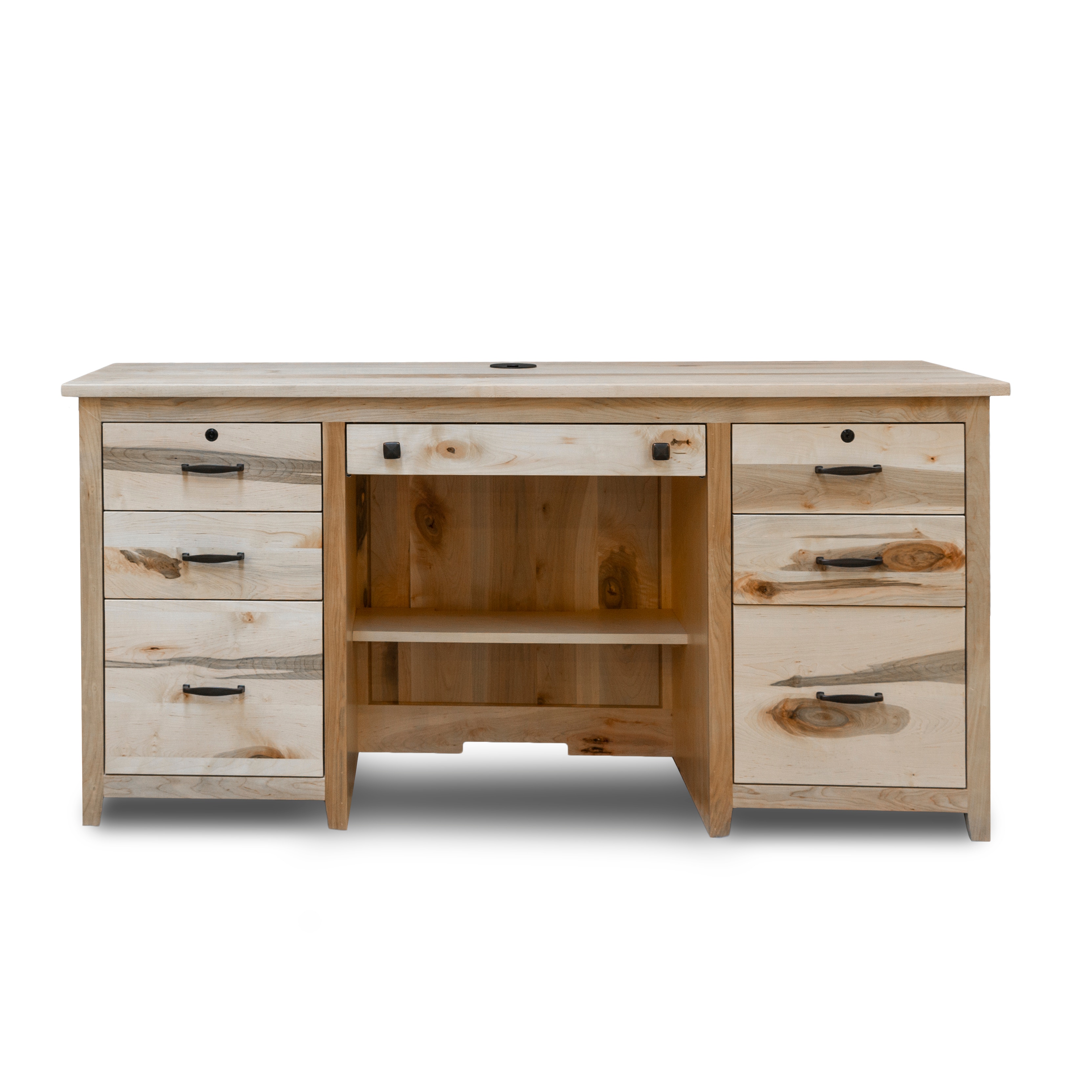 executive desk maple