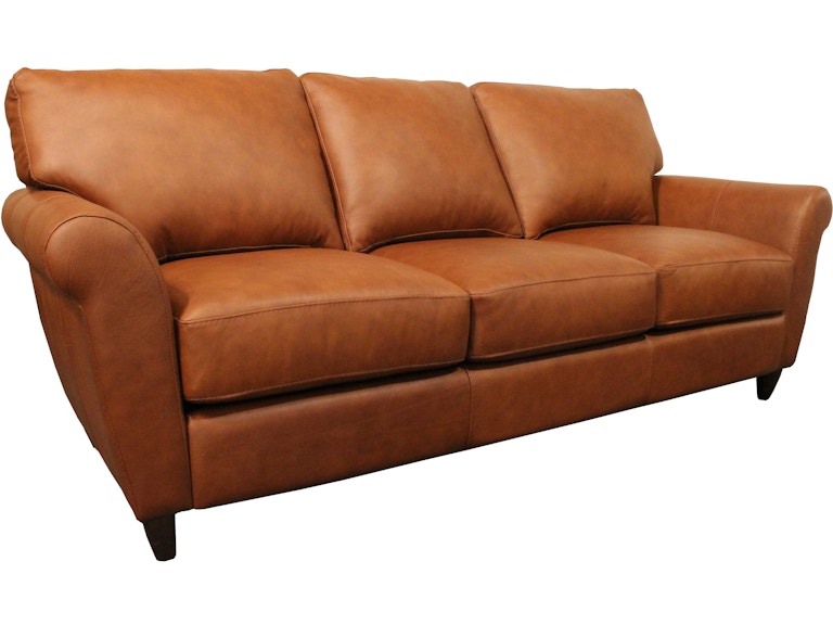 Clearance Living Room Cameo 100 Top Grain Leather Sofa 244837 Top Grain Leather Sofa 244837