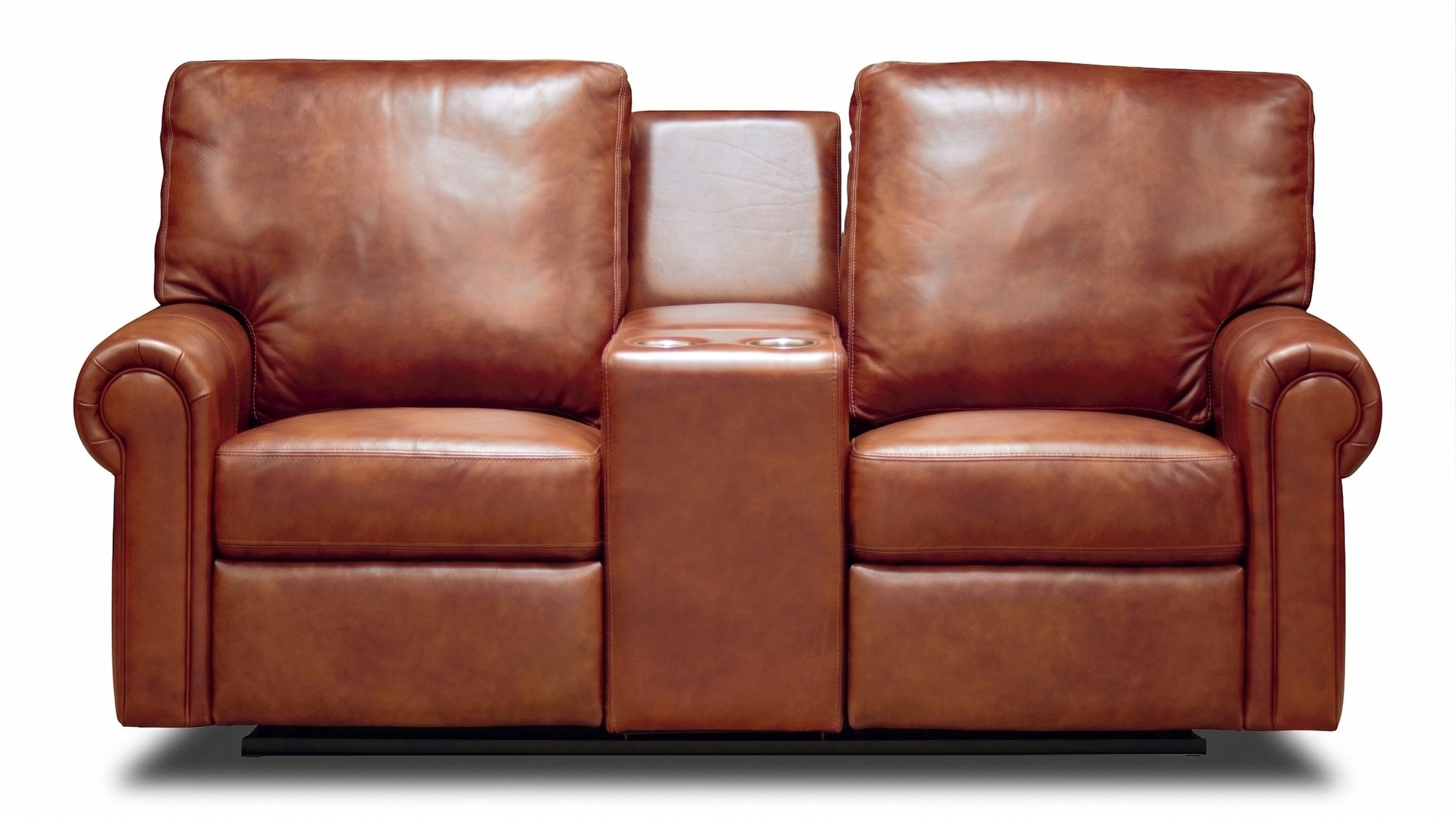 Omnia Fairbanks Leather Hi-Back PWR Loveseat 417866P
