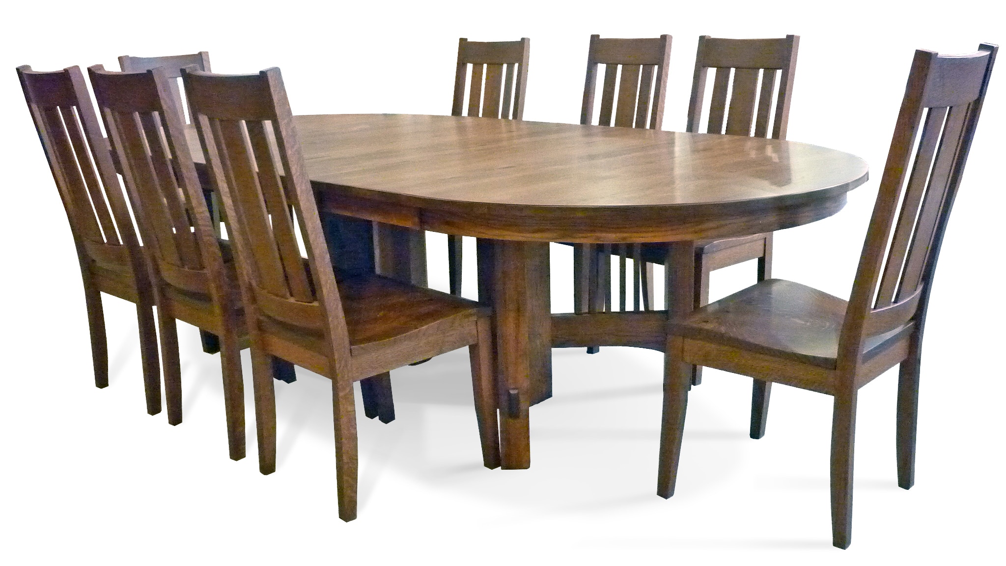 solid hickory dining table