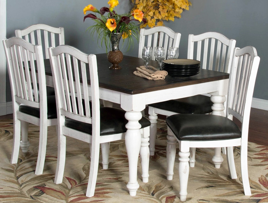 Bourbon 7 Piece Dining Table Set
