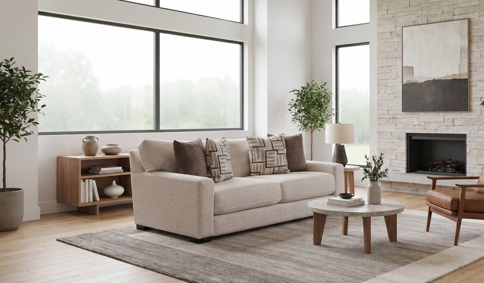 Stanton Furniture 466 Noah Sofa w/ Pillows 1002210