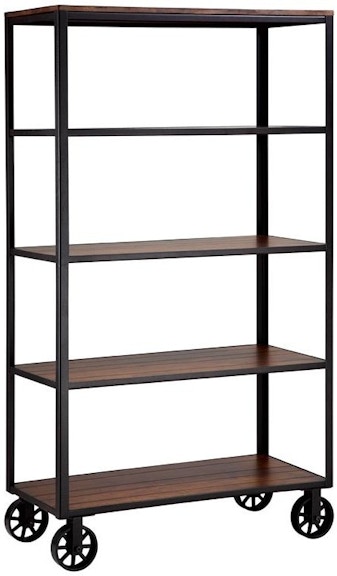 Clearance Home Office Bookcase With 2 Brake Wheels 569261