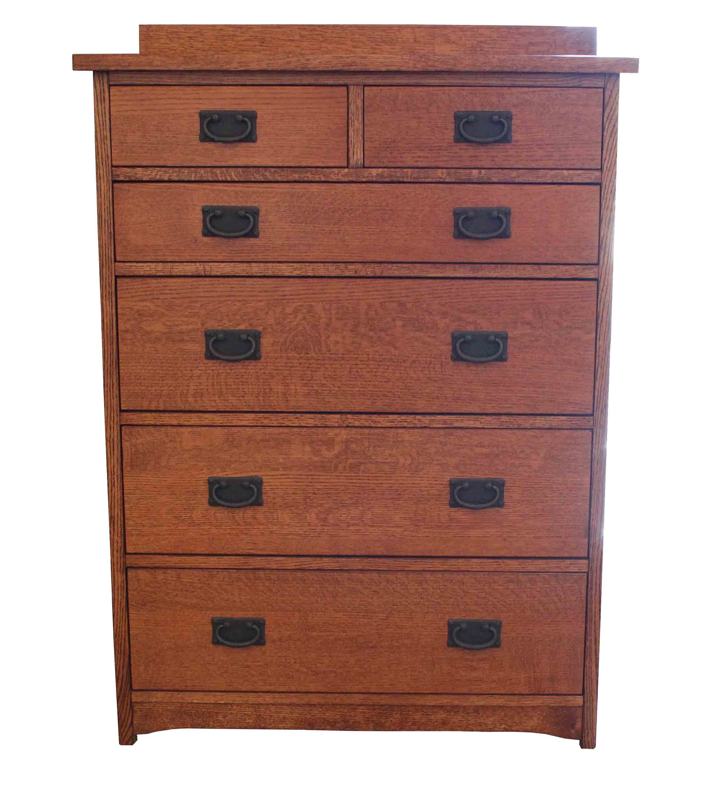 Trend Manor Bedroom Mission Solid Wood 6 Drawer Chest 483386
