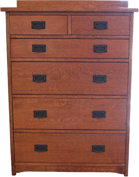 Trend Manor Bedroom Mission Solid Wood 6 Drawer Chest 483386