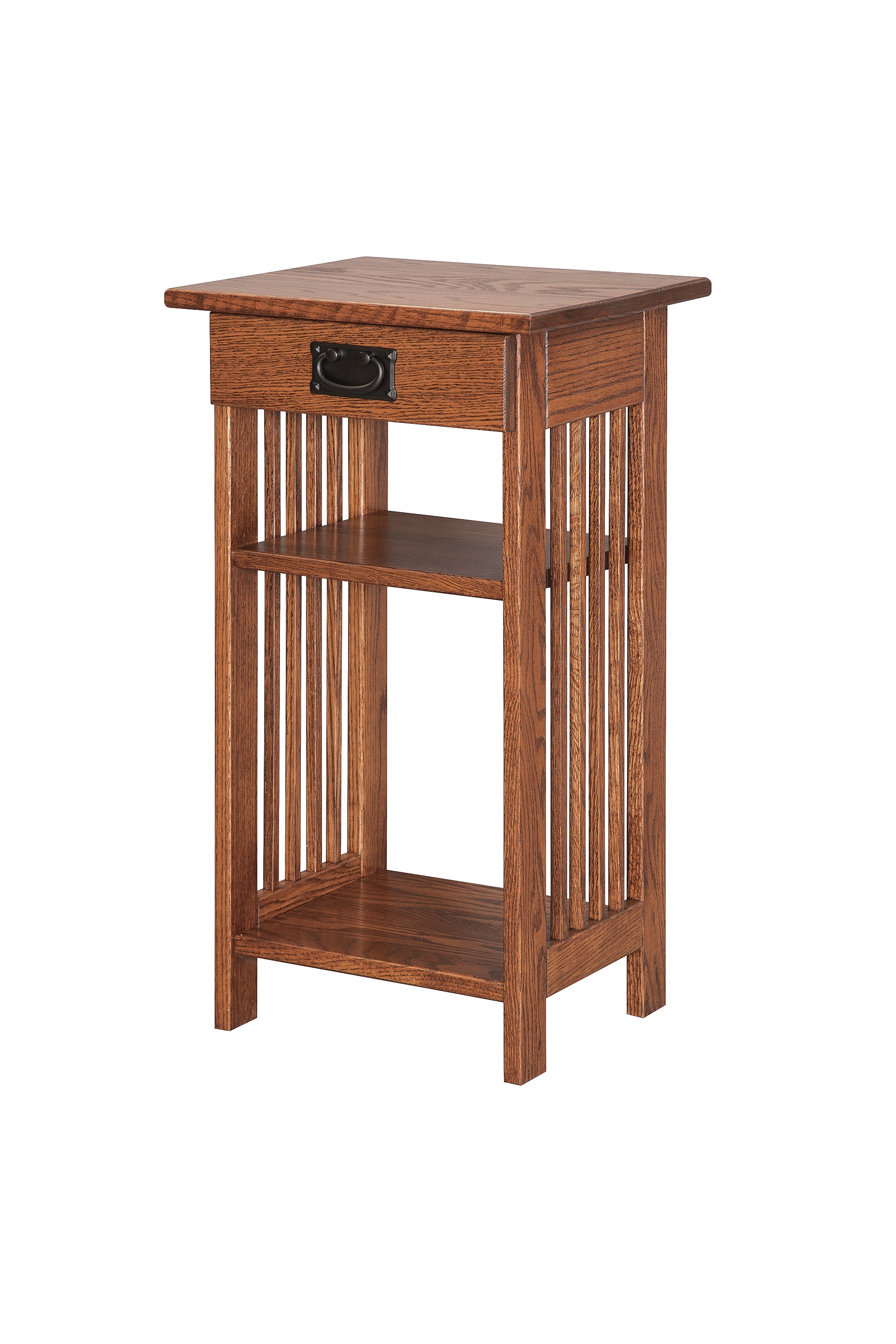 Country Value Woodworks Telephone Stand with Drawer 035