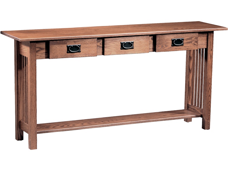 Country Value Woodworks Mission 3 Drawer Sofa Table 041 Portland, OR