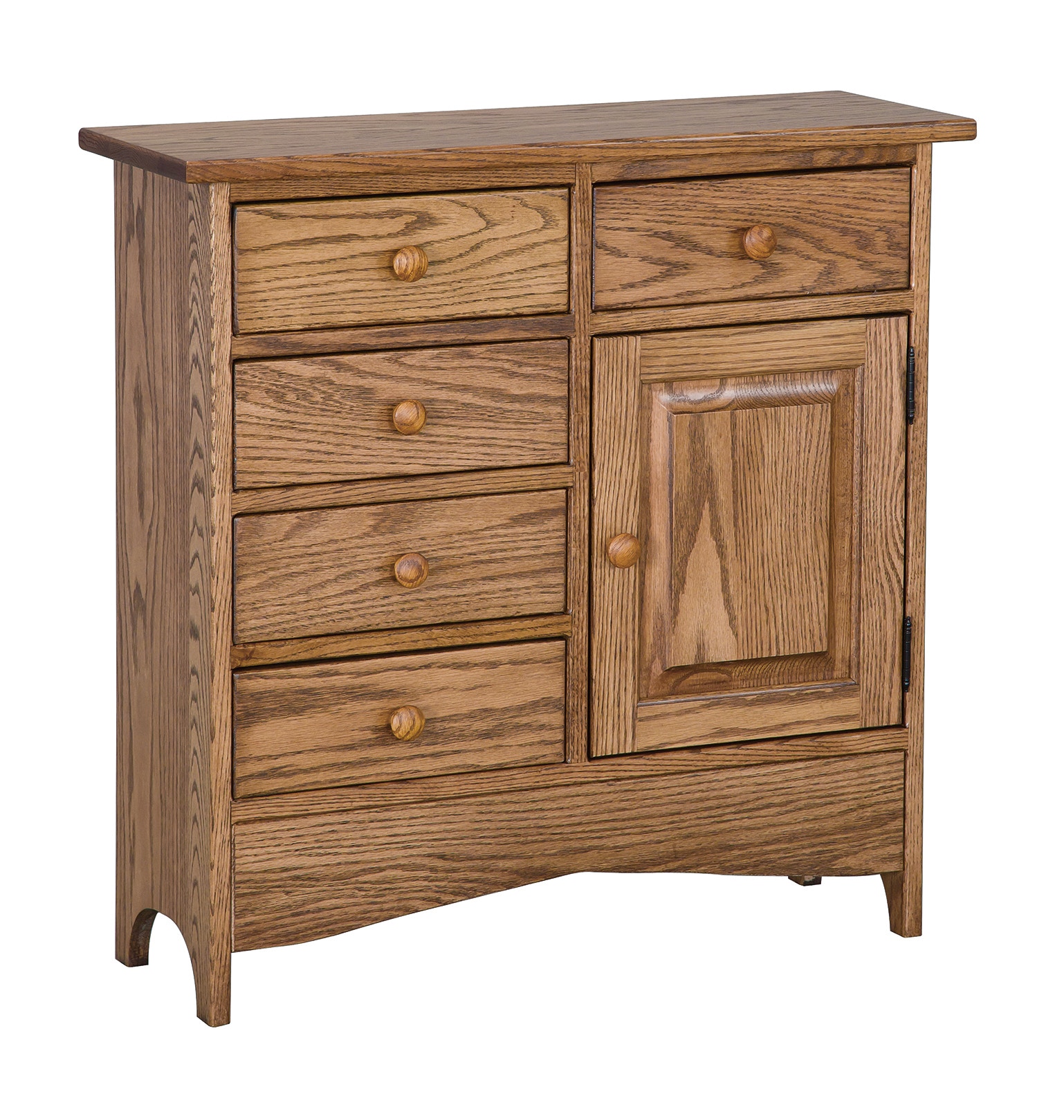 Country Value Woodworks Catch-all Cabinet (wood drawer slides) 084