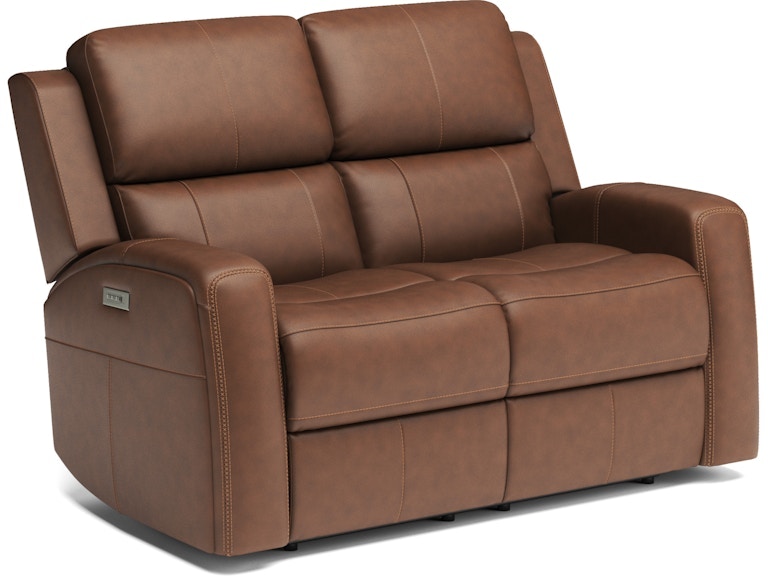 Flexsteel Power Reclining Loveseat with Power Headrests and Lumbar 1043-60PH-946-72