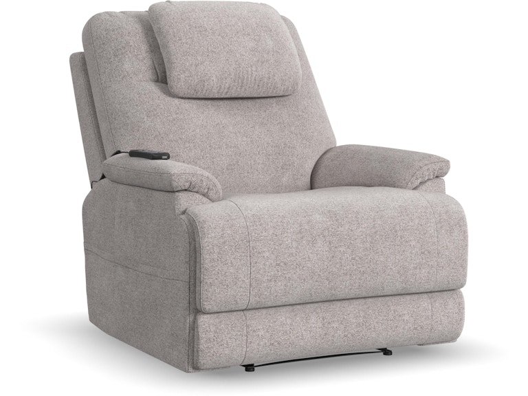 Grey check outlet recliner chair