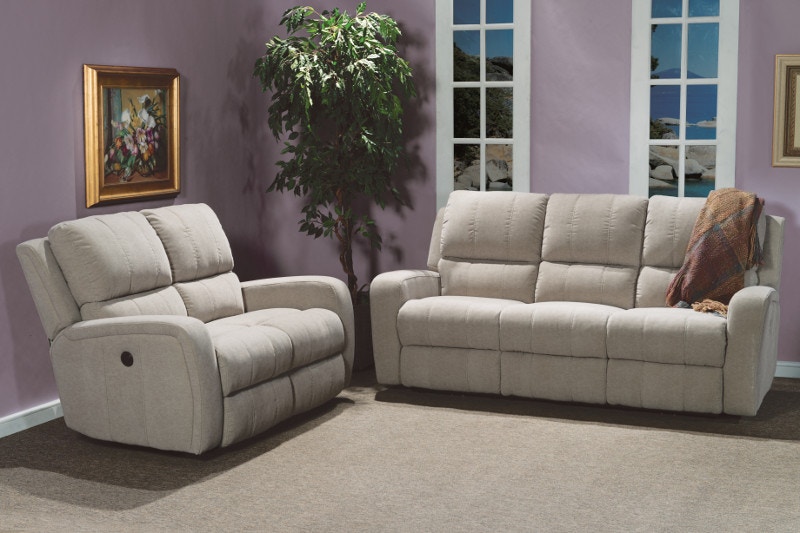 Flexsteel Hammond Fabric Power Reclining Loveseat 115660P02301