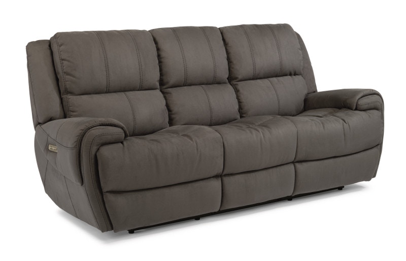 Flexsteel Nance Fabric Power Reclining Sofa with Power Headrests 1178