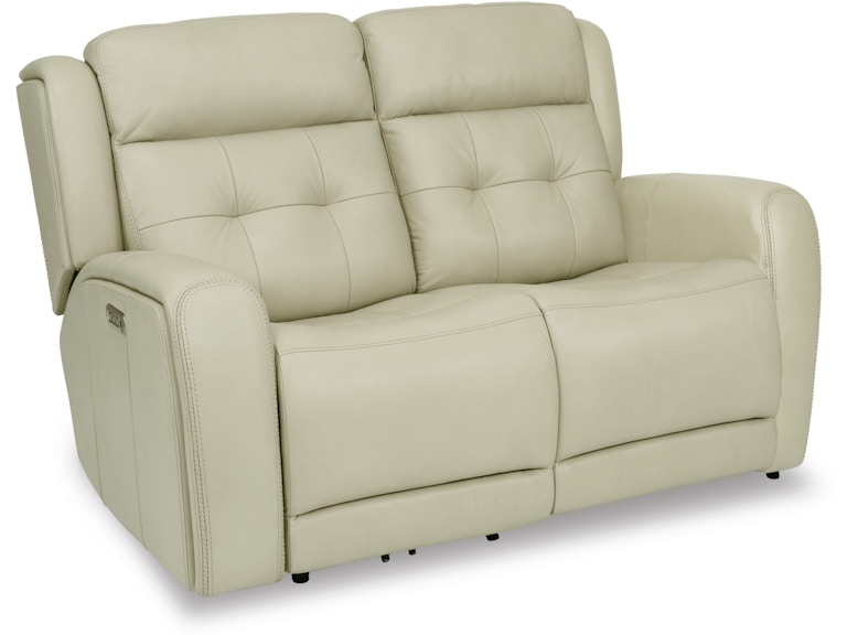 Flexsteel Grant Power Reclining Loveseat with Power Headrests 148060PH