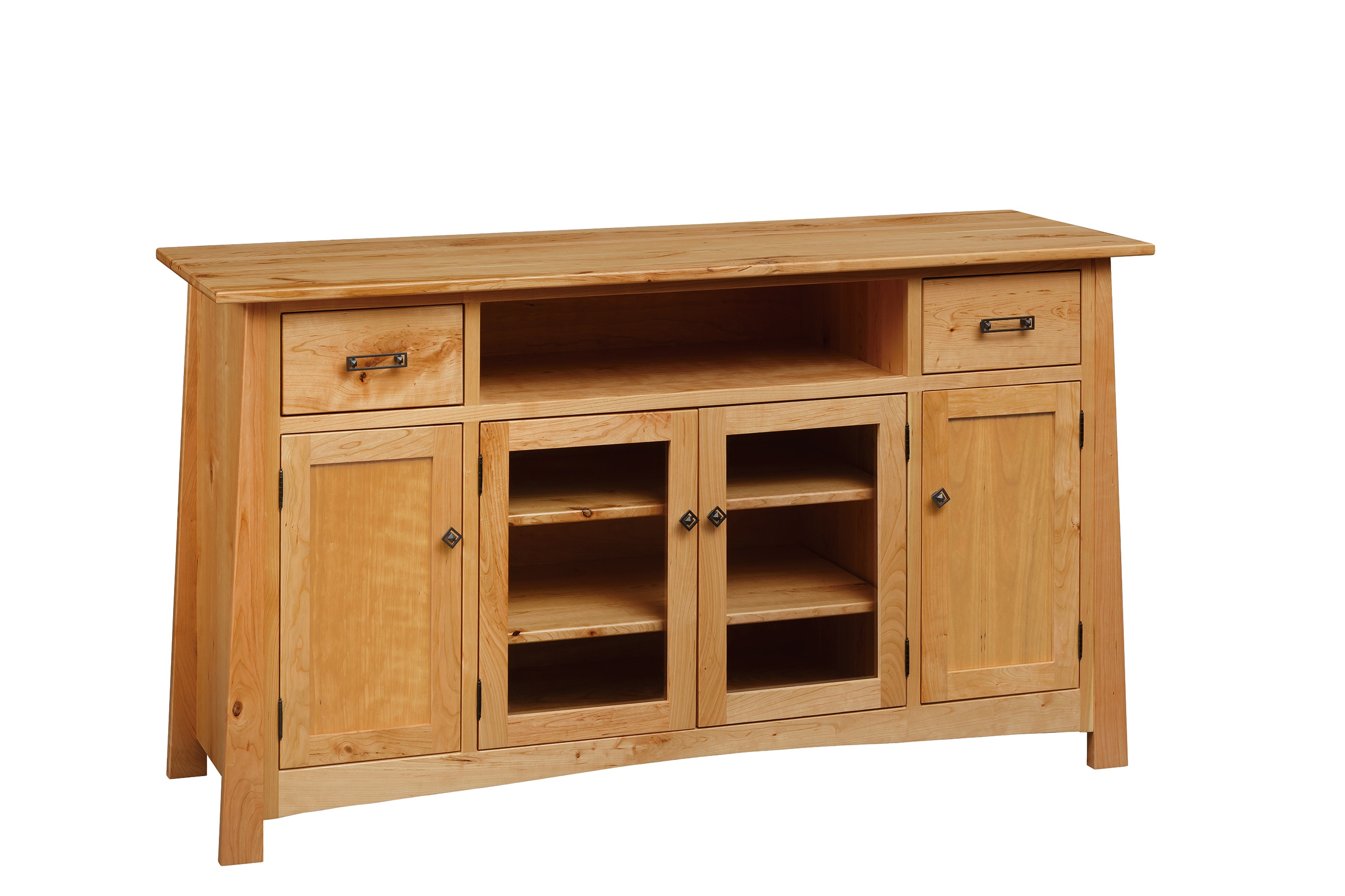 Country Value Woodworks Craftsmen 4 Door Credenza Entertainment