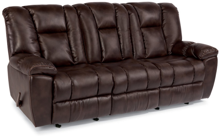 la crosse leather seating power reclining sofa