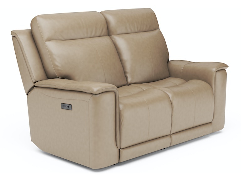 Flexsteel Miller Power Reclining Loveseat with Power Headrests