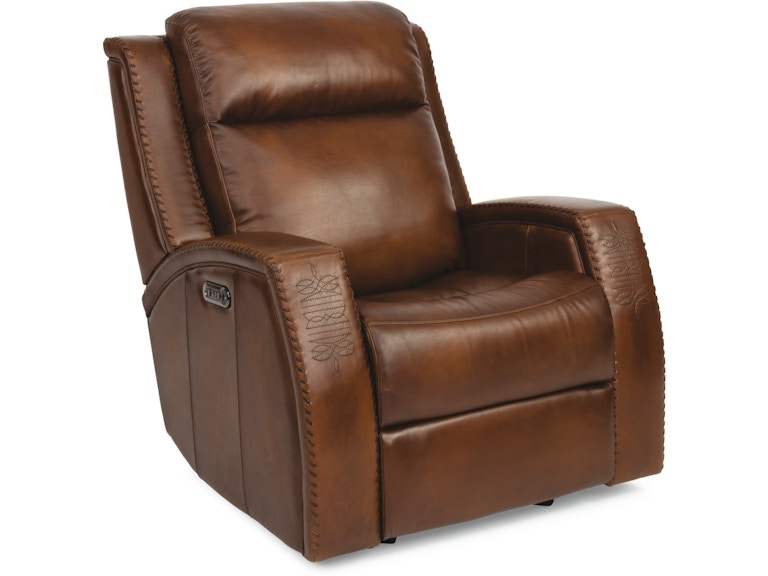 Flexsteel Mustang Power Gliding Recliner with Power Headrest - Thumbnail 2