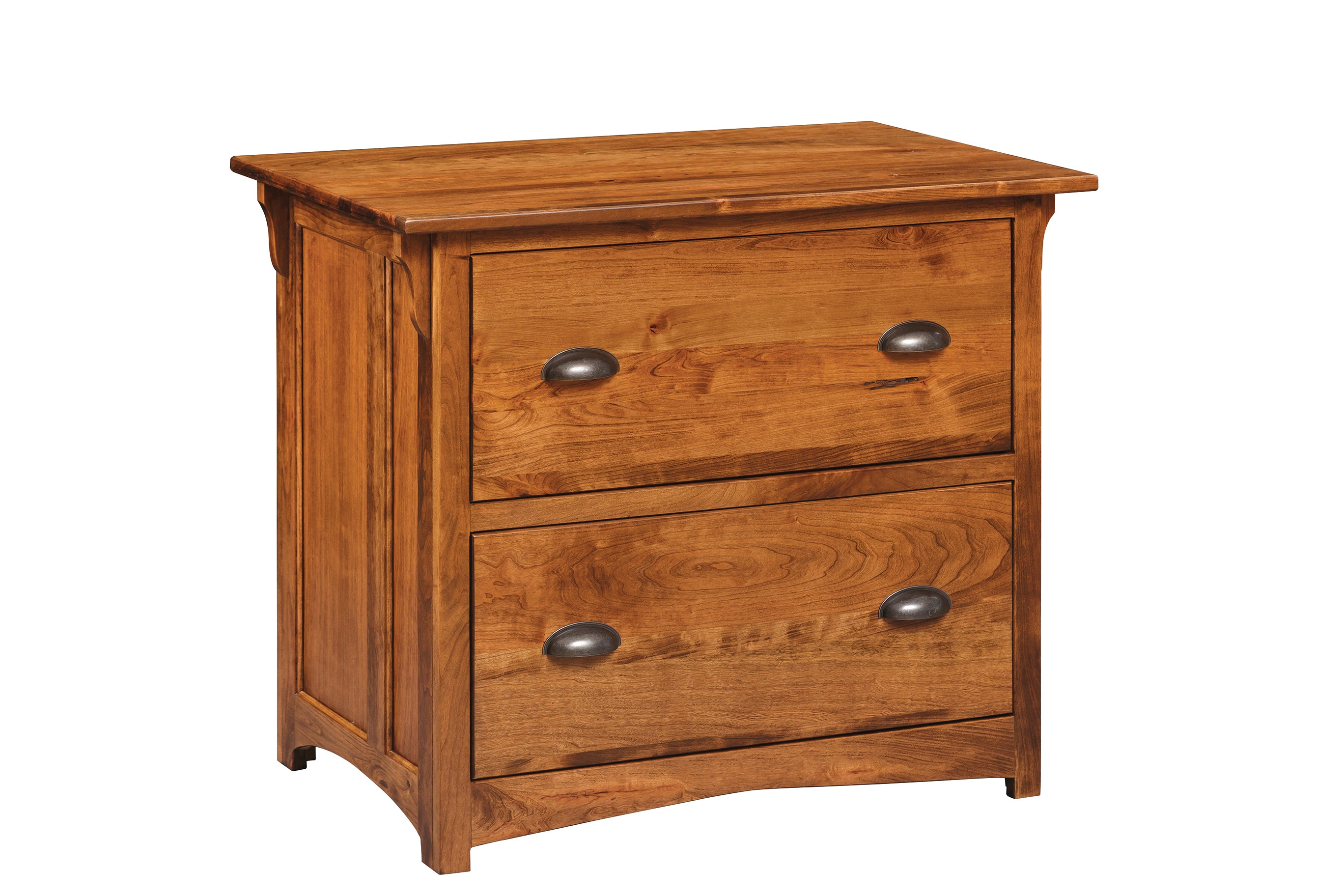 Country Value Woodworks Mission 2 Drawer Lateral File 197 - Portland
