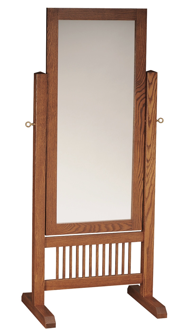 Country Value Woodworks Cheval Mirror (Adjustable height) 223
