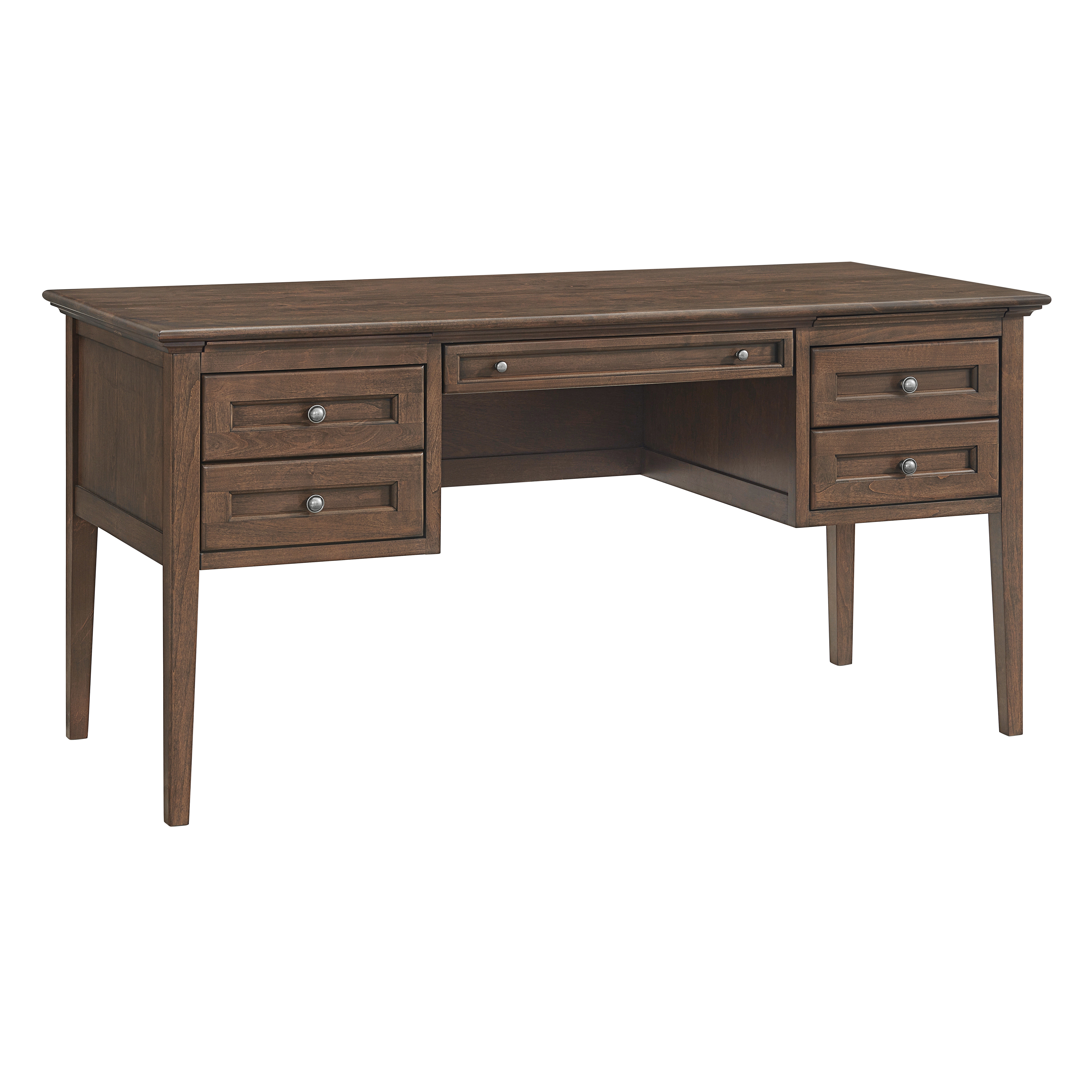 Whittier Wood Products 4-Drawer Desk 2401JAVA